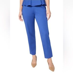 By Stacy London Lightweight Ponte Lantern‎ Pant Deep Ocean Large Petite NWOT